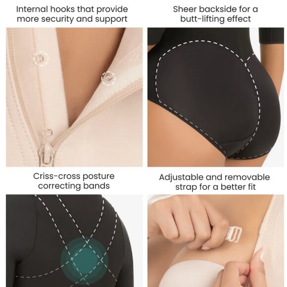 Arms and abdomen body shaper - Style 286 - Picture 4 of 5